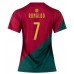 Portugal Cristiano Ronaldo #7 Replika Hemma matchkläder Dam VM 2022 Korta ärmar